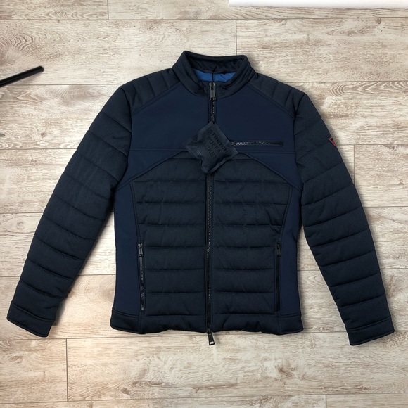 Guess blue stretch technical jacket size M - Picture 3 of 8